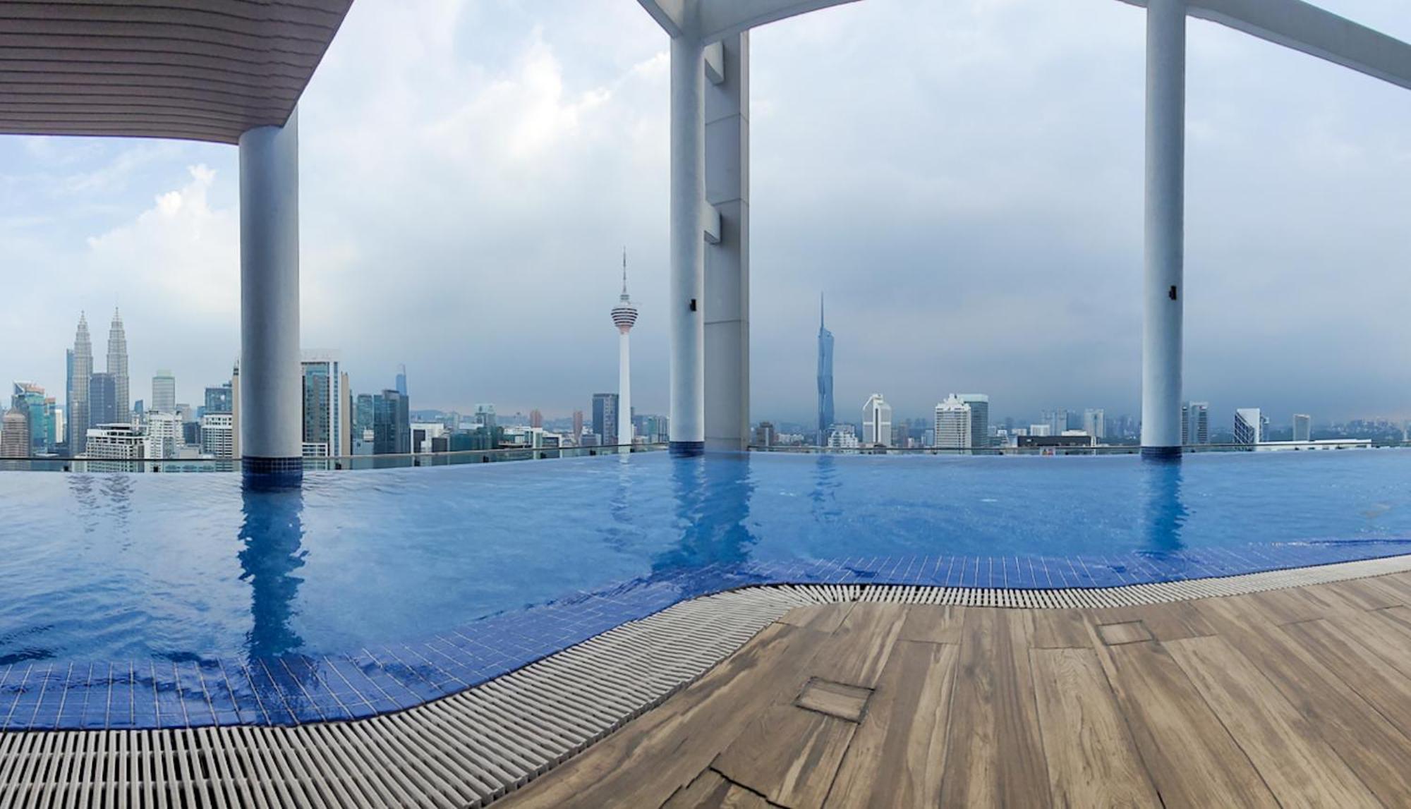 Pangsapuri Cl 31b Modern Infinity Pool Klcc View *